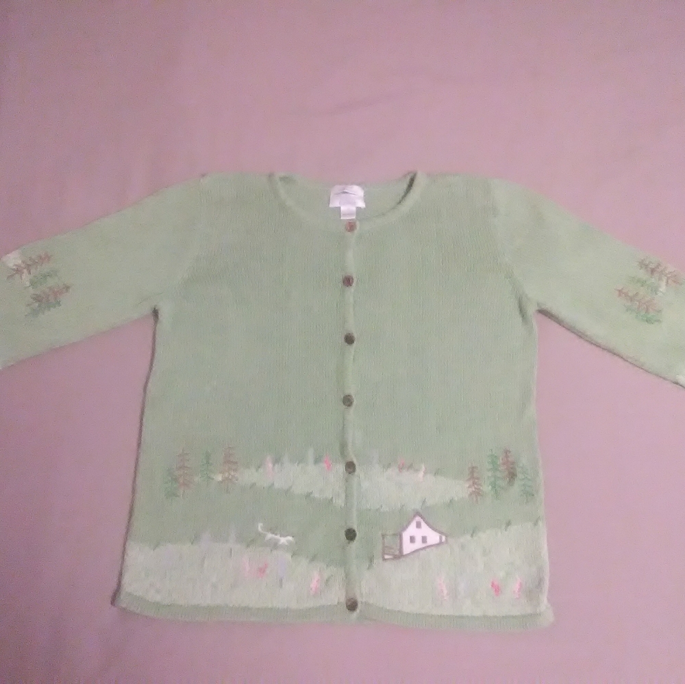 Beautiful embroidered sweater.